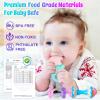 Baby Toys 0-6 Months - Baby Rattles Teething Toys 3-6 Month Infant Toys 6-12 Months Teether Toy 3 4 5 6 Month Old Newborn Essentials Must Haves Wrist Socks Christmas Gifts Easter Basket Stuffers view 4