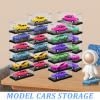 36 PCS Clear Model Cars Display Case,Toy Car Display Organizer Storage Case Fit for 1/64 Car Model,Clear Acrylic Display Box with Black Base for Hot Wheels Car(4.17 x 1.81 x 1.81 in) view 4