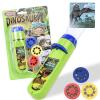 AHRLEPIT Dinosaur Projector Flashlight - 3 Discs 24 Images, 2026 New Portable Dinosaur Torch and Projector, Educational Learning Bedtime Night Light Christmas Stocking Stuffers for Kids (A#) view 1