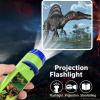AHRLEPIT Dinosaur Projector Flashlight - 3 Discs 24 Images, 2026 New Portable Dinosaur Torch and Projector, Educational Learning Bedtime Night Light Christmas Stocking Stuffers for Kids (A#) view 4