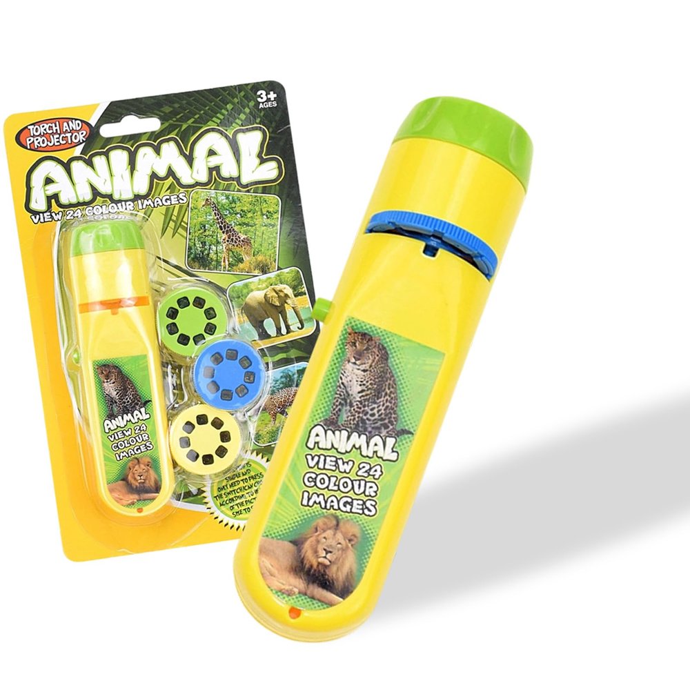 AHRLEPIT Dinosaur Projector Flashlight - 3 Discs 24 Images, 2026 New Portable Dinosaur Torch and Projector, Educational Learning Bedtime Night Light Christmas Stocking Stuffers for Kids (B#)