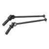 2Pcs Metal Steel Front Universal Drive Shaft for ZD Racing 1/7 DBX 07 RC Car, RC Car Replacement Part, High Strength Steel Drive Shaft with Large Smooth Angle Design for Enhanced view 1