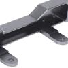 Aluminium Alloy Front Bumper for 1/16 RC Car, RC Front Bumper Upgrade Parts, CNC Polished Surface with Rescue Seat and Trailer Hook, Strong Impact Resistance for WPL B14 B16 Q (Gray) view 2