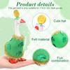 Abbylike 2 Set St. Patrick's Day Desk Goose Outfits 7 Inch Magnetic Goose Keyholder Irish Shamrock Couple Costume St. Patrick's Coins and Witch Kettle for Magnetic Duck Statue Desk Key Holder Decor view 3