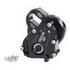 Aluminium 21% Overdriven Billet Transmission Gearbox for 1/24 RC Crawler Axial SCX24 Deadbolt C10 JLU Gladiator Bronco Upgrades (Black) view 1