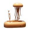 3D Wooden Animal Model, Steampunk Mechanical Dynamics Jellyfish Bionic Ocean Creature Model Set, Desktop Stress Relief Display Collectible Gift for Handcraft Lovers view 1