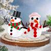 Build A Snow-Man Kit with Clay & cha-rms - 3/6 Pack Putty SLI-me Making Kit with Snow-Man Accessories, Christmas Stocking Fillers, Party Bag Fillers, Crafts for Kids view 3