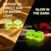 6 PCS Dice Board Party Favor Date Night, Fun Night Dating Decision Dice, Date ldeas, Couples Valentine's Day Gifts for Boyfriend Girlfriend, Glow in The Dark Acrylic Material Q/X view 3