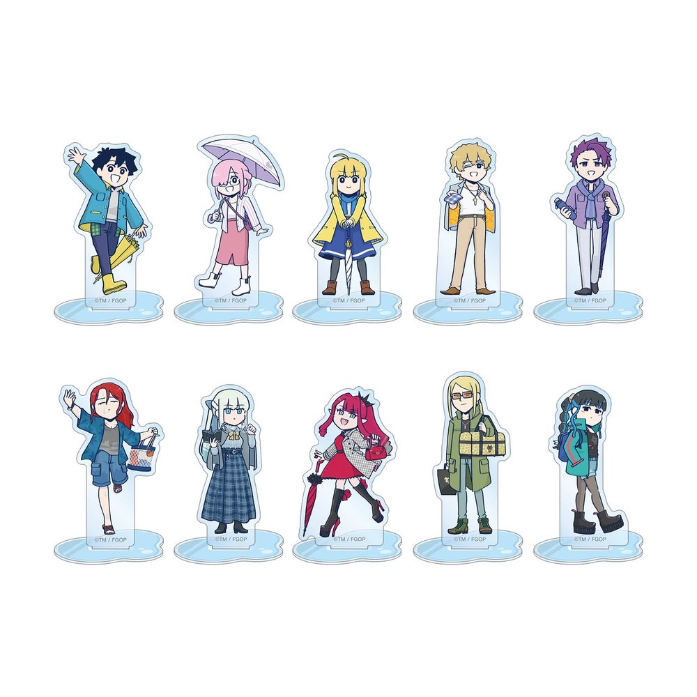 Anime Fate/Grand Order Tachika Fujimaru No Wake, Illustrated by Tsuchiita Sensei Ver., Trading Acrylic Stand, Box of 10