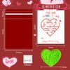 24 Pack Valentines Day Cards, Valentines Cards Gifts, Valentines Heart Mazes Set, Family Exchange Gift Bulk Party for Activity, hk02 view 2