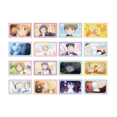 Cardcaptor Sakura Clear Card Set Trading Scene Photo Card Stickers Box of 16