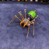 3D Metal Puzzle Insect Model Kit, 173PCS 3D Cyberpunk DIY Mechanical Dormant Venom Tooth Spider Building Kit, Unique Desk Creative Art Decorations Gift for Adults view 2