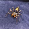 3D Metal Puzzle Insect Model Kit, 173PCS 3D Cyberpunk DIY Mechanical Dormant Venom Tooth Spider Building Kit, Unique Desk Creative Art Decorations Gift for Adults view 2