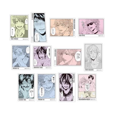 Yarichin Bichi Part Trading Original Sheet Stickers, Box of 12