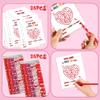 24 Pack Valentines Day Cards, Valentines Cards Gifts, Valentines Pencil Set, Party Activity Exchange Gift Bulk Party for Family, hk01 view 3