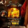 3D Wooden Puzzle Kit for Adults, Christmas Claw Machine Music Box Model with LED Lighting & Music, Handcrafted Desk Decoration and Display, Creative for Adults Teens, 187PCS view 2