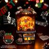 3D Wooden Puzzle Kit for Adults, Christmas Claw Machine Music Box Model with LED Lighting & Music, Handcrafted Desk Decoration and Display, Creative for Adults Teens, 187PCS view 3