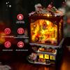 3D Wooden Puzzle Kit for Adults, Christmas Claw Machine Music Box Model with LED Lighting & Music, Handcrafted Desk Decoration and Display, Creative for Adults Teens, 187PCS view 4