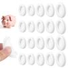 20 PCS Silicone Piggy Bank Stopper Hole Cover, 5 Sizes Piggy Bank Stoppers Rubber Plugs Round Rubber Saving Box Plug Replacement for Coin Jar Coin Banks, Suitable for 26/30/32/38mm Hole (White) view 1