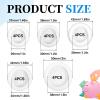 20 PCS Silicone Piggy Bank Stopper Hole Cover, 5 Sizes Piggy Bank Stoppers Rubber Plugs Round Rubber Saving Box Plug Replacement for Coin Jar Coin Banks, Suitable for 26/30/32/38mm Hole (White) view 2