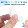 20 PCS Silicone Piggy Bank Stopper Hole Cover, 5 Sizes Piggy Bank Stoppers Rubber Plugs Round Rubber Saving Box Plug Replacement for Coin Jar Coin Banks, Suitable for 26/30/32/38mm Hole (White) view 3