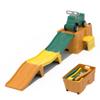 HAPPYMATY Up & Down Roller CoasterKids Ride On ToyToddler Push Car with Assembled Race Track & Storage Base Box, Indoor Outdoor Playset view 1