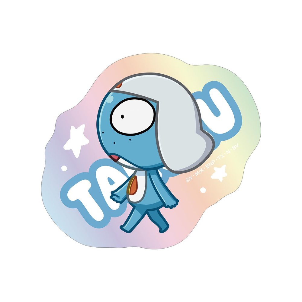 Anime Keroro Gunso Taru Chibi and Totoro Aurora Die Cut Sticker