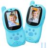 Eveedo Video walkie talkies for Kids,2 Pack Rechargeable Kids Walkie Talkies can Send Messages,Christmas Birthday Gifts for Kid Age 3-12,Portable Toddler Toy for 4 5 6 7 8 9 Year Old Girls Boys Blue view 1