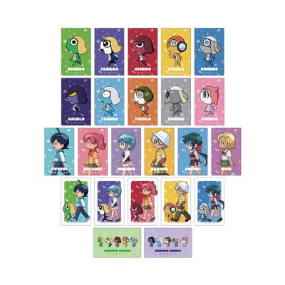 Anime Kiroro Gunso Trading Chibi and Toko Illustration Cards Box of 23