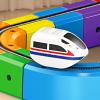 Electric Magnetic Train Track Set, Building Toy Train Track, Train Toy Set for Boys and Girls Aged 3 4 5 6 7 8 9 10 Years Old Birthday view 3