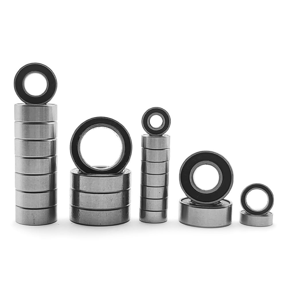 AMZRC for Team Associated 1/10 B6.1 RC10B6.1 Complete Bearings Kit (24Pcs) Rc Car Parts