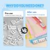 BaoBaJiu Mahjong Set with Push Rod - 4-Piece Acrylic Glitter Set - Mahjong Accessories, Suitable for Family Gatherings.(Pink+Clear) view 3