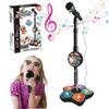 Kids with Stand - Adjustable Microphone with Detachable Stand and LED Light for Singing, Children's Music Party view 2