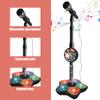 Kids with Stand - Adjustable Microphone with Detachable Stand and LED Light for Singing, Children's Music Party view 4