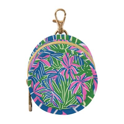 Colorful Leaves Newborned Girl Pacifier Case Holder Portable Cash Coin Purse, Baby Items Container Box