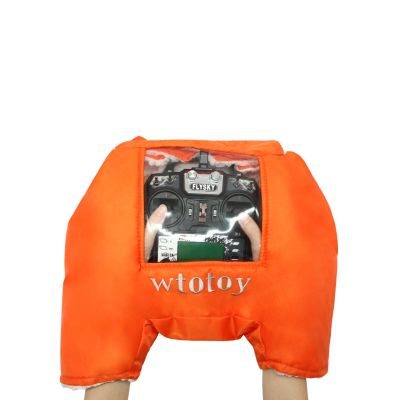 HTLNUZD Flysky FS-i6S Transmitter 2.4G AFHDS 2A RC Touchscreen 10CH Radio Controller with FS-iA6B 6CH Receiver, for RC Quadcopter Multirotor Drone (Warm Glove-Orange)