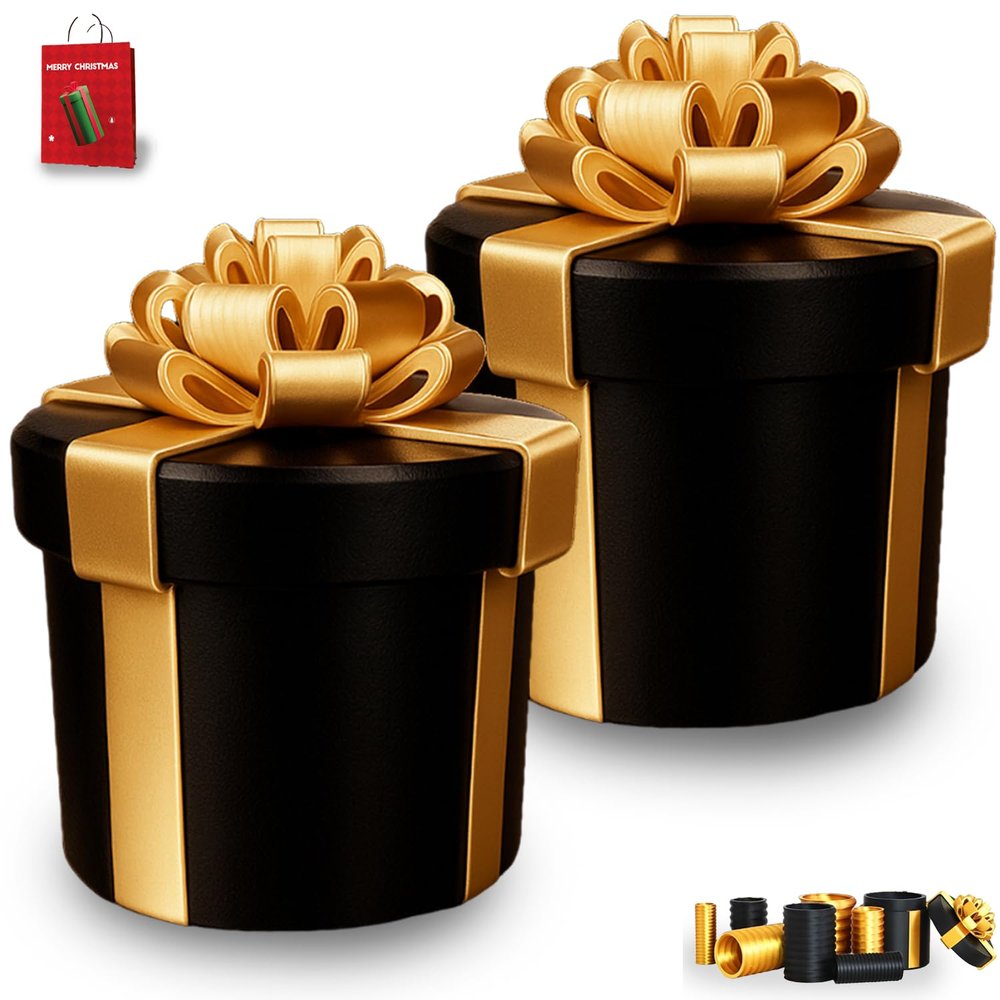 2026 Annoying Nested Screw Gift Box  Funny Prank Box for Cash or Small Gifts, Gag Gift for Friends and Family (BLACK-2PC)