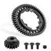 54T Hardened Steel Spur Gear with 18T Motor Pinion Gear, 1 Mod M1 Gear Set 6449 Compatible with Traxxas 1/5 X-Maxx 1/7 XO-1 1/10 Maxx 1/10 E-Revo 2.0 VXL RC Cars Replacement Upgrade Parts view 1