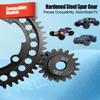 54T Hardened Steel Spur Gear with 18T Motor Pinion Gear, 1 Mod M1 Gear Set 6449 Compatible with Traxxas 1/5 X-Maxx 1/7 XO-1 1/10 Maxx 1/10 E-Revo 2.0 VXL RC Cars Replacement Upgrade Parts view 2
