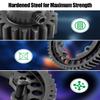 54T Hardened Steel Spur Gear with 18T Motor Pinion Gear, 1 Mod M1 Gear Set 6449 Compatible with Traxxas 1/5 X-Maxx 1/7 XO-1 1/10 Maxx 1/10 E-Revo 2.0 VXL RC Cars Replacement Upgrade Parts view 4