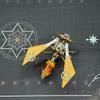 3D Metal Puzzle Insect Model Kit, 122PCS 3D Cyberpunk DIY Mechanical Glow Gear Bee Building Kit with Light Effect, Unique Desk Creative Art Decorations Gift for Adults view 3