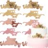 10 Pcs Happy Valentine's Day Cake Toppers Valentine Side Cupcake Decoration Side Dessert Decor for Party Holiday Cake Dessert Decoration Supplies view 1