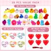 28 Pack Mochi Squishy Toys, Party Favors for Kids Ages 4-8-12, Mini Fidget Toys for Classroom, Birthday, Easter, Treasure Box Prizes, Goodie Bag Stuffers view 2