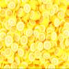 Large Polymer Clay Lemon Fruit Slices, Citrus Nail Art Slices, Faux Lemon Miniature Fruit, Kawaii Decoden Sprinkles for Resin Crafts (Container) view 2