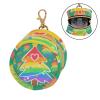 Colorful Christmas Tree Infants Baby Pacifiers Holder Case with Zipper and Clip Wallet Coin Bag, Neutral Baby Items view 2