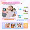 Eveedo Video walkie talkies for Kids,2 Pack Rechargeable Kids Walkie Talkies can Send Messages,Christmas Birthday Gifts for Kid Age 3-12,Portable Toddler Toy for 4 5 6 7 8 9 Year Old Girls Boys Pink view 4