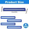 Axafazup 4PCS Mahjong Line Finder, Acrylic Mahjong Card Line Guide Rules Reader Helper Tracker Ruler Marker Strips, Blue Mah Jongg Accessories Gifts for Beginner Players view 2