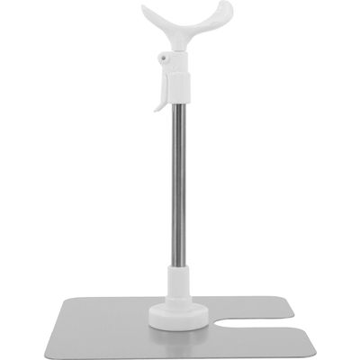 Beaupretty Adjustable Stainless Steel Doll Support Frame with Wide Base for Secure Display and Storage Easy Installation Doll Stand Rack for Dollhouse Figures and Collectibles