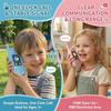 Video Walkie Talkies for Kids, Headband Emoji Function, 4 Voice Changing Switches, Hanging Rope Top-C Charging, Video Walkie Talkies (Blue+Pink, Suitable for Children Over 4 Years Old) view 4