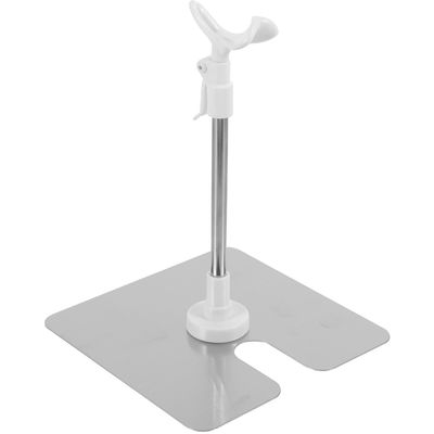 Abaodam Adjustable Stainless Steel Doll Stand with Wide Base for Secure Action Figure Display and Organizer Easy Installation Display Rack for Doll Display and Collection Showcase